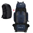 Velkokapacitní turistický batoh 90 l s pláštěnkou Přední šňůrování 87 x 35 x 22 cm Boční kapsy a bederní pás Na trekking a expedice 3