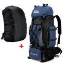 Velkokapacitní turistický batoh 90 l s pláštěnkou Upínací popruhy 85 x 35 x 20 cm Boční kapsa a bederní pás Na trekking a expedice 3