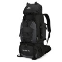 Velkokapacitní turistický batoh 90 l s předním šňůrováním 87 x 35 x 22 cm Boční kapsy a bederní pás Na trekking expedice a kempink 1