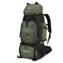 Velkokapacitní turistický batoh 90 l s předním šňůrováním 87 x 35 x 22 cm Boční kapsy a bederní pás Na trekking expedice a kempink 3