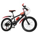 Vélo de montagne pour enfants 7 vitesses 85×135 cm acier carbone et alliage d'aluminium selle réglable 63–76 cm pour conduite tout terrain 8