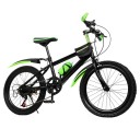 Vélo de montagne pour enfants 7 vitesses 85×135 cm acier carbone et alliage d'aluminium selle réglable 63–76 cm pour conduite tout terrain 2