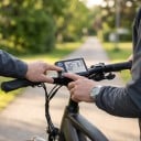 Velocímetro para bicicleta elétrica com display LCD S866 com retroiluminação e 5 modos PAS 8 x 5 x 1 cm Conector SM 6 PIN Preto Para bicicletas 6