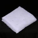 Velum nuziale 300 cm Cattedrale Tulle monostrato con perle e pettine Velum perlaceo bianco di lusso per la sposa 2