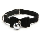 Velvet Cat Collar with Bow and Bell 2