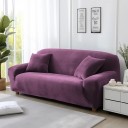 Velvet Sofa Cover 4-Seater 235x300 cm Elastic Couch Cover Colourful Cover for Corner Sofa in the Living Room 5