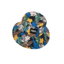 Vendbar hawaiiansk fiskerhat til mænd, sommerhat med tropisk mønster, solbeskyttelse, justerbar omkreds 56-62 cm 2