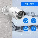 Venkovní IP bezpečnostní kamera 5MP s mikrofonem a nočním viděním 20 m, H.265, PoE, kovové tělo IP66, bílá, pro dům, zahradu i firmu 4