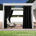 Venkovní závěs vodotěsný pro soukromí s očky nahoře rozměr 254 x 213 cm na verandu pergolu chatku a terasu jako dekorace i zástěna 3
