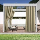 Venkovní závěs vodotěsný pro soukromí s očky nahoře rozměr 91 x 213 cm na verandu pergolu chatku a terasu jako dekorace i zástěna 1