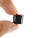 Ventieldopjes met motief van roze lippen 4 stuks Decoratieve dopjes voor bandenventielen Zeskantige vorm Zinklegering Afmeting 1,2 x 1 cm 5