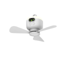 Ventilador de Camping Exterior Ventilador de Tecto Portátil 8000mAh Bateria Recarregável Controlo Remoto 3 Velocidades Funcionamento Silencioso 1