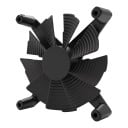 Ventilador de computadora para caja 120 x 120 mm sin marco con iluminación ARGB, control PWM de velocidad y aspas de 40 mm a 12 V hasta 1600 3