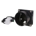 Ventilador de extração USB 8x8 cm para purificador de fumo Velocidade ajustável Ventilador pequeno para exaustor Acessório para exaustor de vapores 3