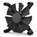 Ventilador de PC 120 x 120 x 30 mm com lâminas reversíveis e iluminação ARGB sem moldura a 12 V até 1600 rpm com rolamento FDB 6