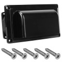 Ventilador lateral 12V para autocaravanas, barcos e iates 25W ventilador de exaustão em plástico abertura de ventilação 150x80x75mm nas cores branca e preta 5