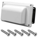 Ventilador lateral 12V para autocaravanas, barcos y yates 25W ventilador de extracción de plástico abertura de ventilación 150x80x75mm en color blanco y negro 6