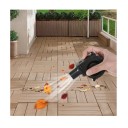 Ventilador manual para acender carvão para grelhados com regulação de velocidade 11,5 × 7,5 × 8,5 cm ventilador elétrico BBQ preto para grelhados, campismo e piqueniques 6