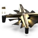 Ventilador para PC 120 x 120 x 30 mm con aspas reversibles y retroiluminación ARGB sin marco a 12 V hasta 1600 rpm con rodamiento FDB 5