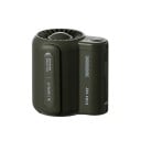 Ventilador portátil USB para cinto Mini ventilador elétrico com clipe para cinto Arrefecedor de ar para campismo 3 modos de vento Funcionamento 2