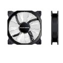 Ventilador RGB de refrigeração para caixa de PC 120 x 120 x 25 mm 1300 rpm com lâminas transparentes e conector Molex 4pin 12 V na cor preta 3