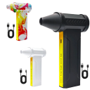 Ventilador turbo elétrico potente 160 000 rpm USB recarregável 10 000 mAh Soprador industrial de pó Sopragem e aspiração 4 velocidades 2