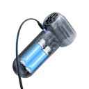 Ventilateur à main puissant Souffleur de poussière 110 000 tr/min 45 m/s 3 vitesses Batterie 5000 mAh Moteur sans balai Gris Pour le nettoyage des PC 7