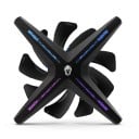 Ventilateur de boîtier PC 120 x 120 x 30 mm avec pales réversibles et éclairage ARGB sans cadre à 12 V jusqu'à 1600 rpm avec roulement FDB 2