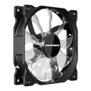 Ventilateur RGB de refroidissement pour boîtier PC 120 x 120 x 25 mm 1300 tr/min avec pales transparentes et connecteur Molex 4 broches 12 V en noir 2