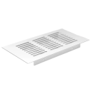 Ventilator capac din aliaj de aluminiu 60 mm x 300 mm, grilaj de ventilație pentru circulația eficientă a aerului, ideal pentru asigurarea 3