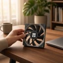 Ventilator TL-C9 92 x 92 x 25 mm med 4-pin PWM styring 2000 omdr./min og S-FDB leje 12 V 0,16 A grå til computerkabinet 6