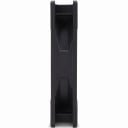 Ventilator TL-G12B 120 x 120 x 25 mm cu control 4pin PWM și lagăr hidraulic 1500 RPM 62,6 CFM negru pentru carcase PC 4