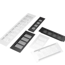 Ventilatorabdeckung aus Aluminiumlegierung 60 mm x 300 mm, Lüftungsgitter für effektive Luftzirkulation, ideal zur Gewährleistung 7