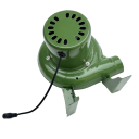 Ventilatore elettrico per griglia e fucina con regolatore di giri 22 × 18,5 × 12,5 cm struttura metallica verde per carbone e stufe 6