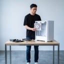 Ventilatore per PC 120 mm PWM 2150 giri/min Alta velocità con grande flusso d'aria Cuscinetto SFDB Per dissipatore CPU e computer da gioco 9