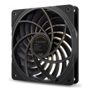 Ventilatore sottile per case di computer 120 x 120 x 15 mm TL-B12015 EXTREM con connettore a 4 pin nero con bordo dorato per PC compatti 3