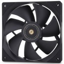 Ventilatore TL-G12B 120 x 120 x 25 mm con regolazione 4pin PWM e cuscinetto idraulico 1500 giri/min 62,6 CFM nero per case PC 2