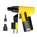 Ventilatore turbo a batteria 130000 RPM 3000 mAh motore senza spazzole Li-ion ricarica USB ventilatore portatile giallo per soffiare polvere 4