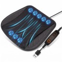 Ventileret sædehynde til stol og bil med 8 ventilatorer USB-strøm 3 ventilationsniveauer Netoverflade Til kontoret 2