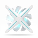 Ventoinha reversível para caixa de computador 120 mm com iluminação ARGB e rolamento FDB 12 V 1600 rpm para arrefecimento de PC de jogos e de trabalho 3