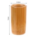 Ventosa de bambú carbonizado para cupping corporal 12 × 6,3 cm marrón para terapia de acupuntura y masaje 2