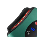 Ventuză electrică vibratoare cu ventuze 8 x 9,5 cm, masaj cu încălzire pe 9 niveluri pentru spate, gât și brațe, suport Meridian, încărcare USB 2