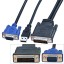 Verbindungskabel DVI (30+5) zu VGA / USB 1,7 m 4