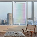 Verdunkelungsrollo Regenbogen ohne Bohren 40x125 cm Fensterrollo mit Saugnäpfen Regenbogeneffekt Sonnenschutzrollo für Auto und Wohnung 3