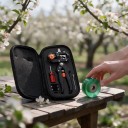 Veredeln Scheren im Etui mit Veredeln Band, Ersatzmesser und Schraubendreher Set für Veredeln 23 cm für Obstbäume 3