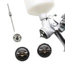 Verfspuit HVLP RP 4000B Gravity Nozzle 1,3 en 1,8 mm 600 ml en 400 ml Reservoir Voor het spuiten van auto's 6