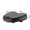 Verlängerter Fahrradsattel 21 x 26 x 5,5 cm Komfortabler, stoßdämpfender Sitz für Rennräder und Mountainbikes Ergonomischer Fahrradsitz 6