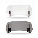 Verlenging van de motorfiets voorruit Universeel 280 x 120 mm Verstelbare helling en hoogte ABS kunststof Voor motorfiets en scooter 7