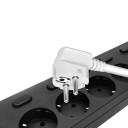 Verlengsnoer 5x stopcontact, 3x USB 2 m 3