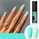 Vernis à ongles gel décoratif Vernis gel avec pinceau fin et pointu pour la décoration Vernis gel liner durable pour ongles Vernis à ongles pour créer des lignes fines 6
